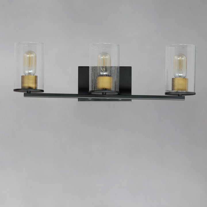 Sleek Bath Vanity Antique Brass / Black alternate view