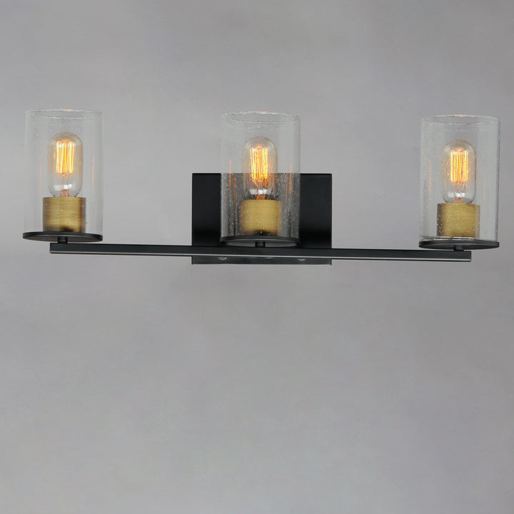 Sleek Bath Vanity Antique Brass / Black alternate view