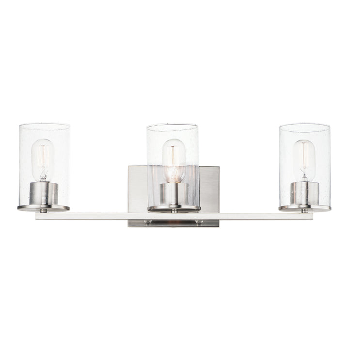 Sleek Bath Vanity Satin Nickel