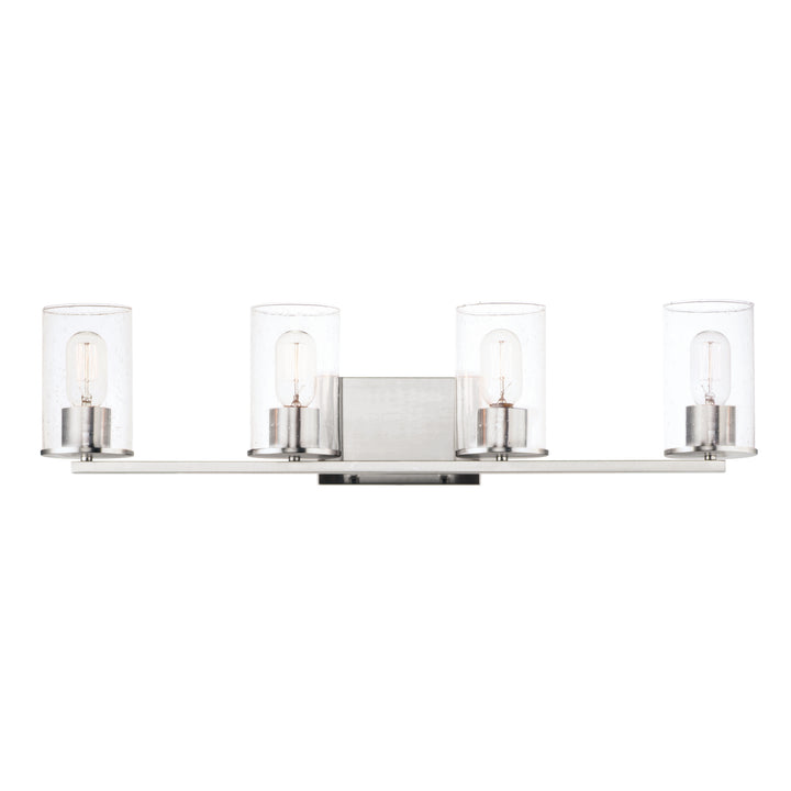 Sleek Bath Vanity Satin Nickel
