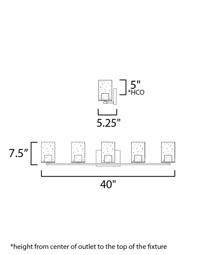Sleek Bath Vanity dimensions diagram