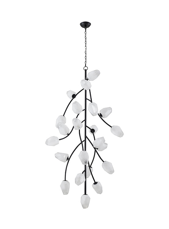 Branch Chandelier with Glass Shades (YS101) by Bethel - view 2