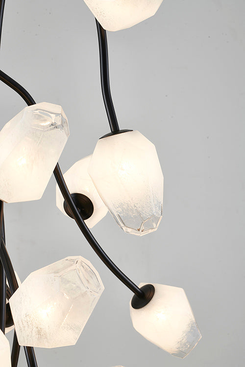 Branch Chandelier with Glass Shades (YS101) by Bethel - view 3