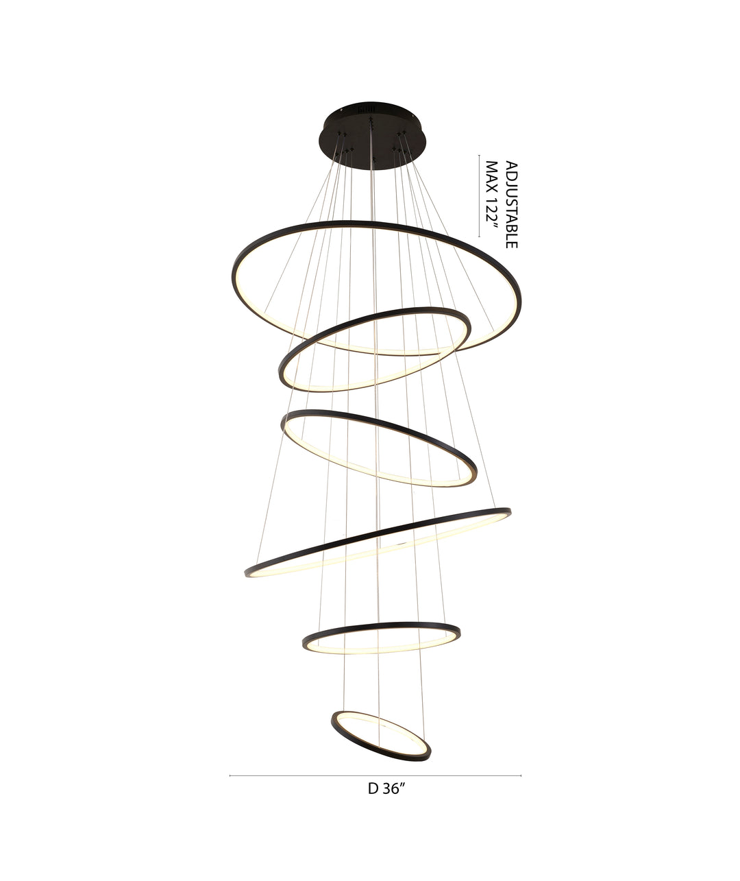 Chrome Chandelier (TR35) by Bethel - view 18