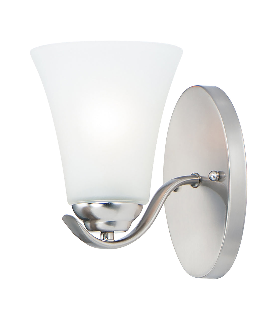 Vital 1-Light Wall Sconce Satin Nickel