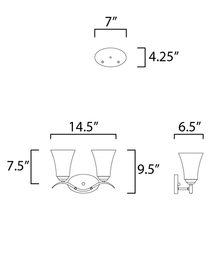 Vital Bath Vanity dimensions diagram