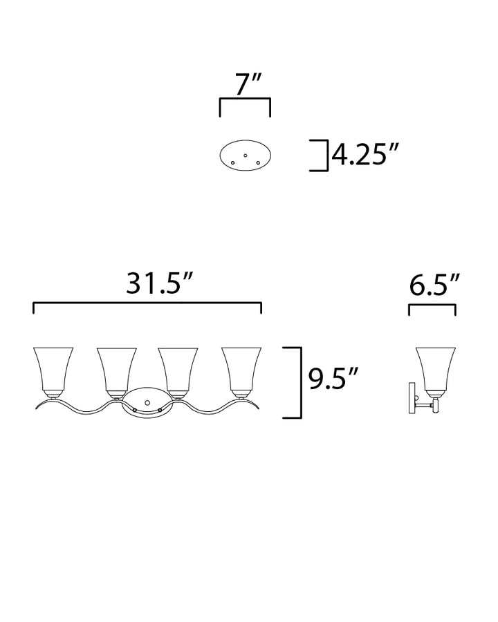 Vital Bath Vanity dimensions diagram