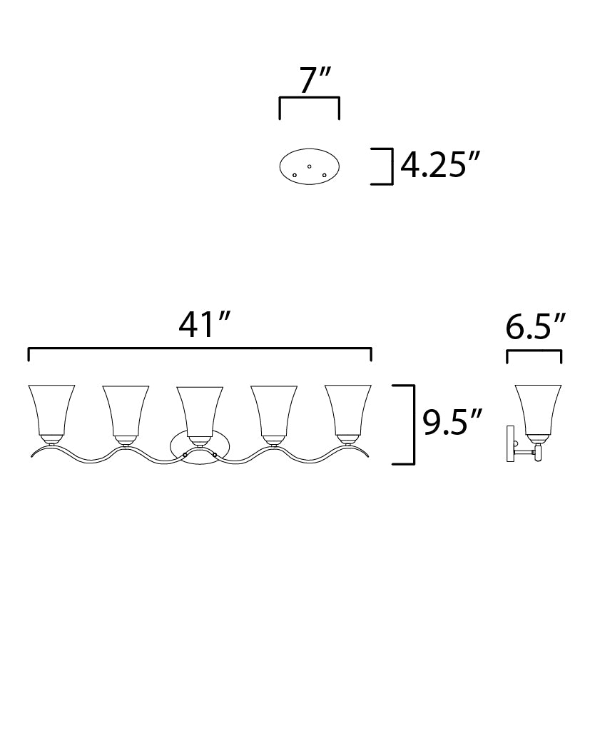Vital Bath Vanity dimensions diagram