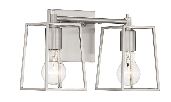 Dunn Vanity Light in Brushed Polished Nickel by Craftmade