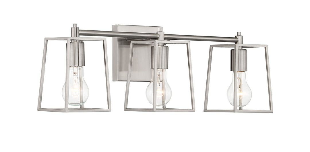 Dunn Vanity Light in Brushed Polished Nickel by Craftmade