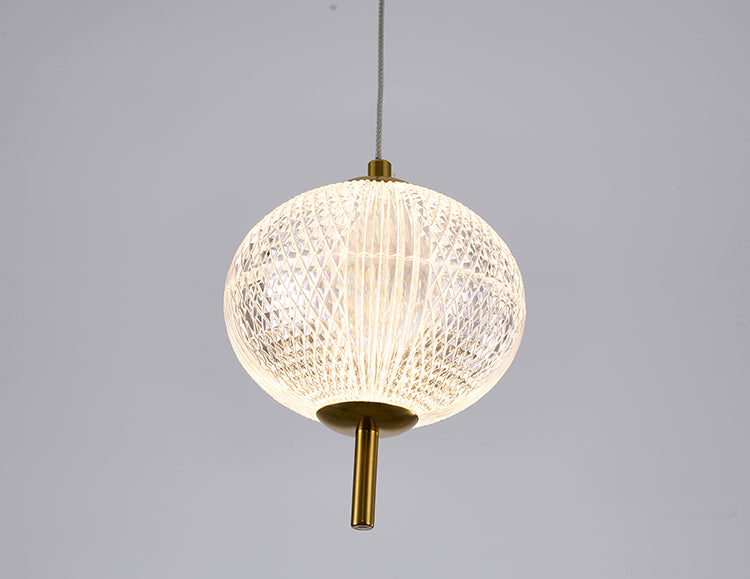 Frame Pendant Light with Clear Pc Shade by Bethel - view 5