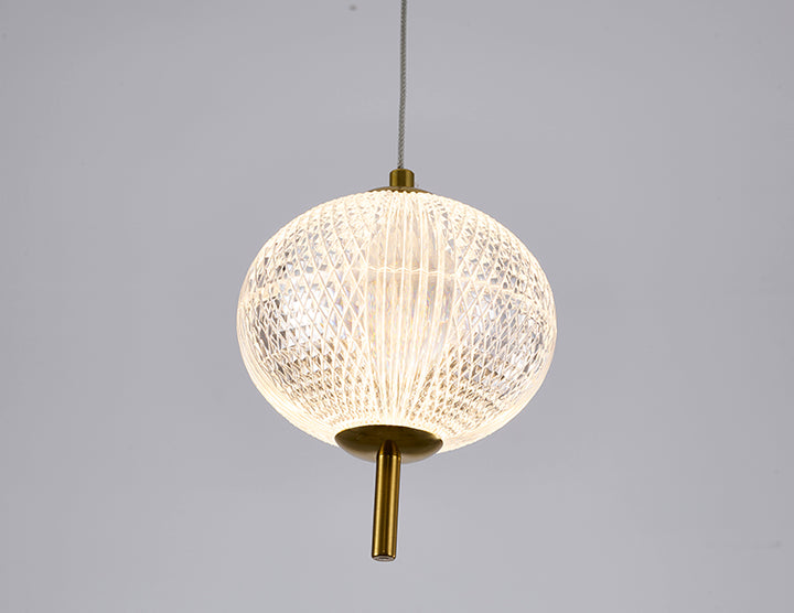 Frame Pendant Light with Clear Pc Shade by Bethel - view 5