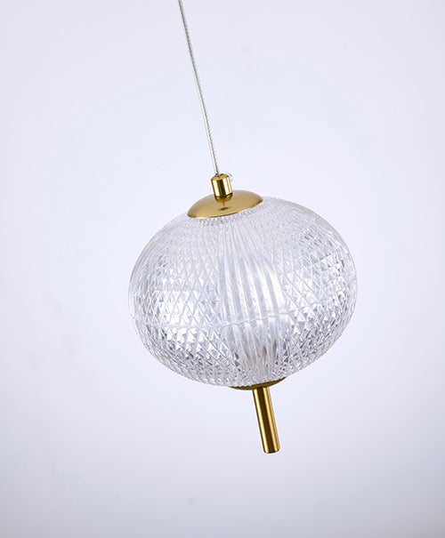 Frame Pendant Light with Clear Pc Shade by Bethel - view 6