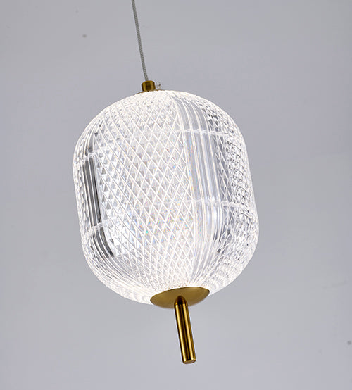 Frame Pendant Light with Clear Pc Shade by Bethel - view 10