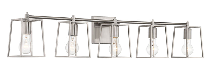 Dunn Vanity Light in Brushed Polished Nickel by Craftmade