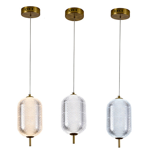 Frame Pendant Light with Clear Pc Shade by Bethel - view 16