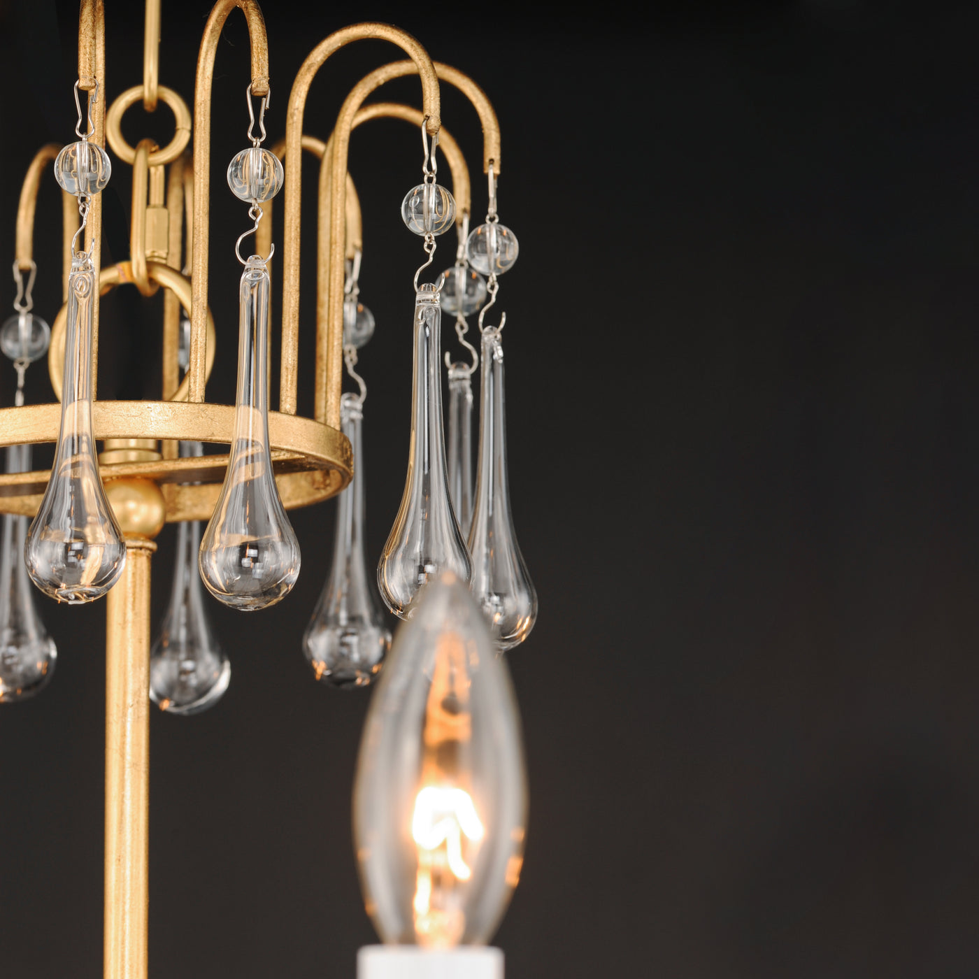 Plumette - Multiple Light Chandelier w Crystal