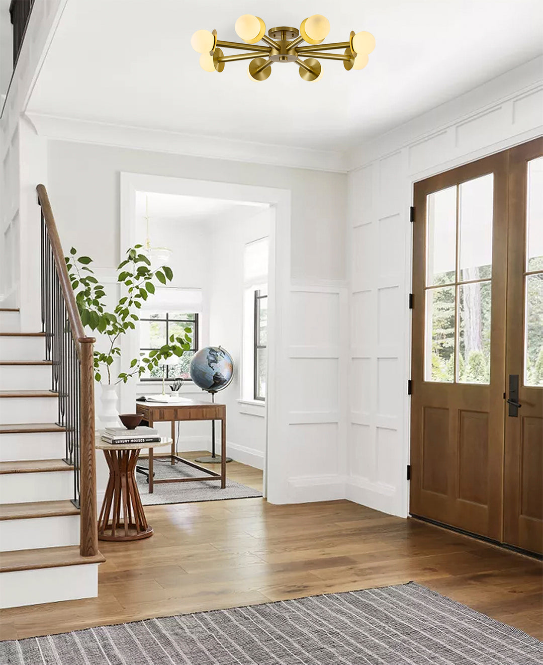 Glass Flush Mount by Bethel - view 8