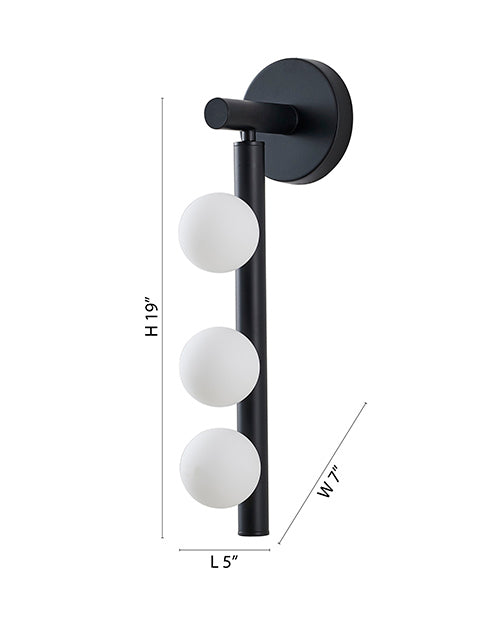 Glass Wall Sconce by Bethel - view 2