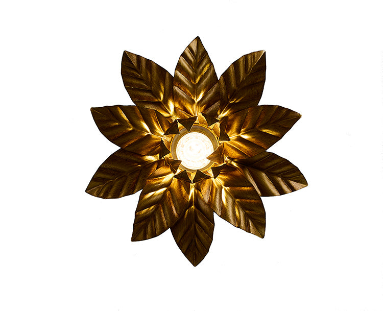 Gold Flush Mount by Bethel - view 2