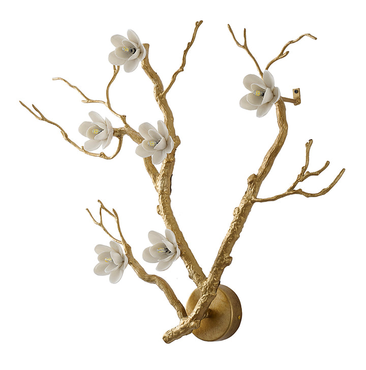 Brass Wall Sconce by Bethel - view 2