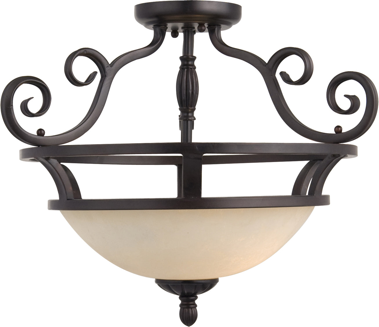 Manor - 2 Light Semi-Flush Mount