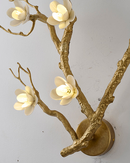 Brass Wall Sconce by Bethel - view 4