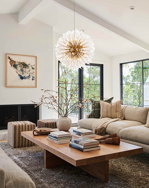 Clear Crystal Firework Chandelier with Hardware by Bethel - view 19