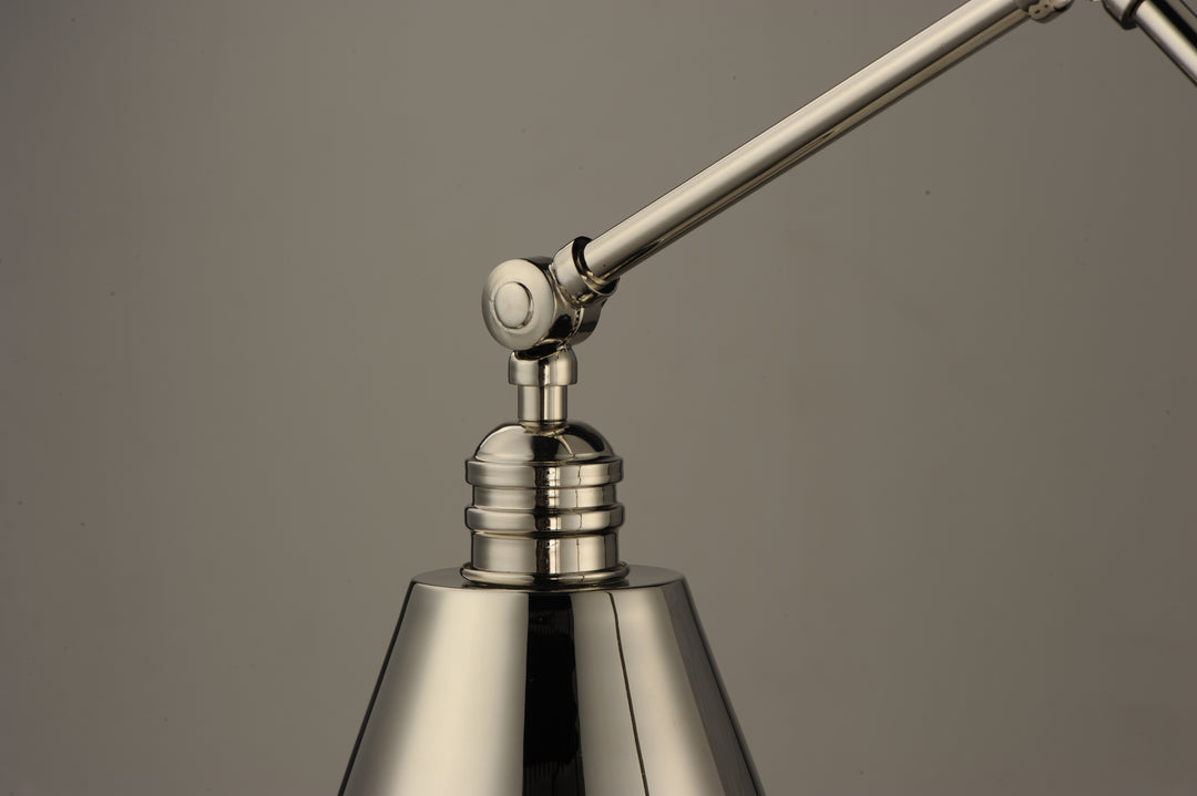 Library 1-Light Wall Sconce Polished Nickel alternate view