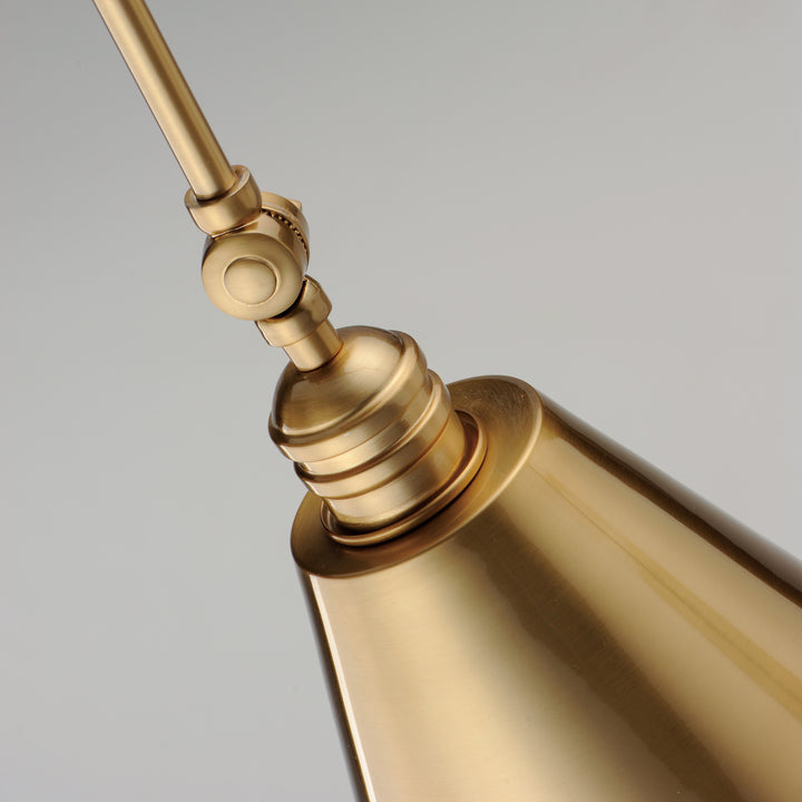 Library 1-Light Wall Sconce Heritage Brass alternate view