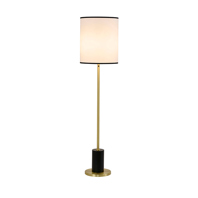 Black Stain Brass Floor Lamp by Bethel