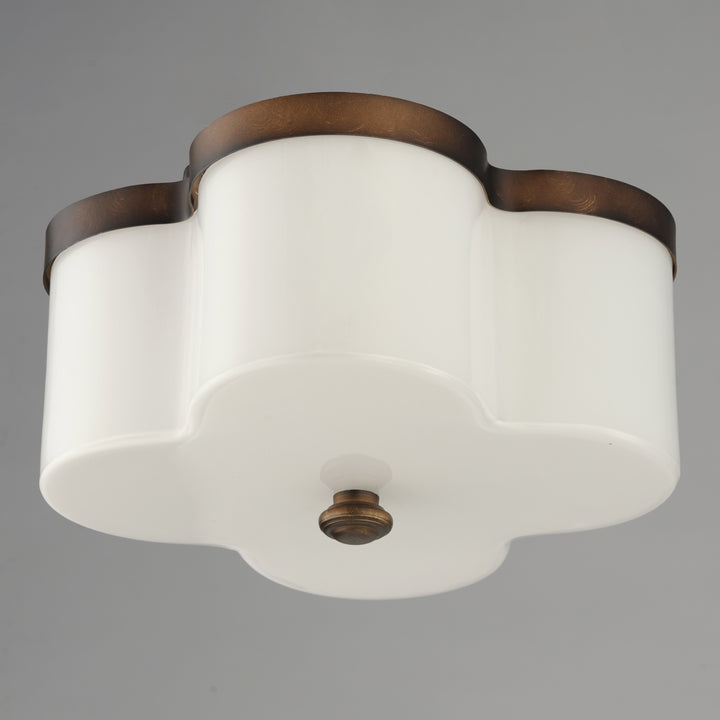 Clover 2-Light Flush Mount WTANB alternate view