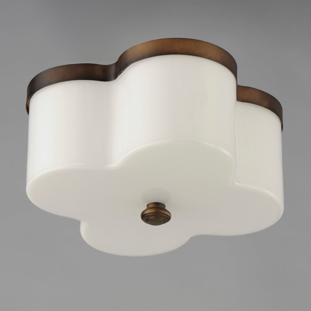 Clover 2-Light Flush Mount WTANB alternate view