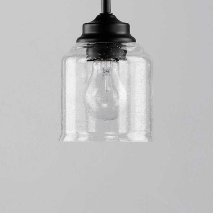 Acadia 3-Light Semi-Flush Mount/Chandelier Black alternate view