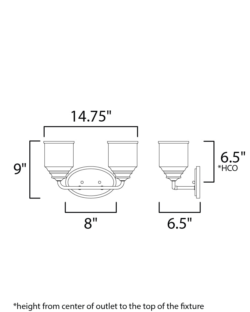 Acadia Bath Vanity dimensions diagram