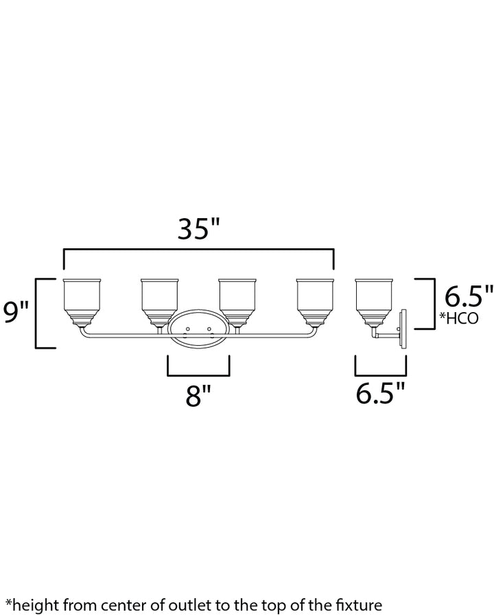 Acadia Bath Vanity dimensions diagram