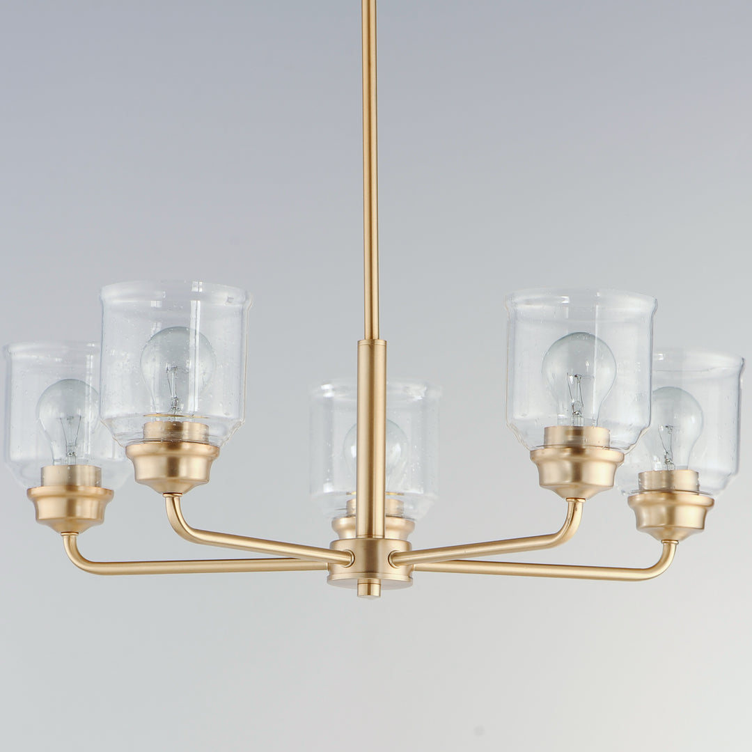 Acadia Chandelier Heritage Brass alternate view