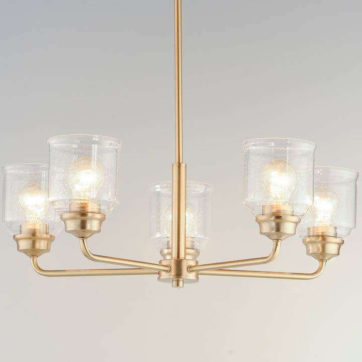 Acadia Chandelier Heritage Brass alternate view