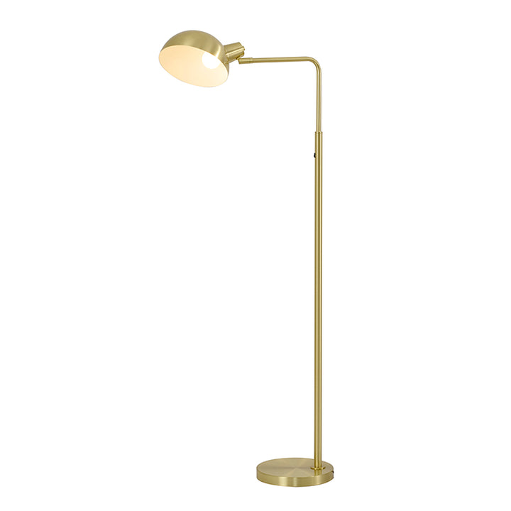 Satin Brass Floor Lamp by Bethel