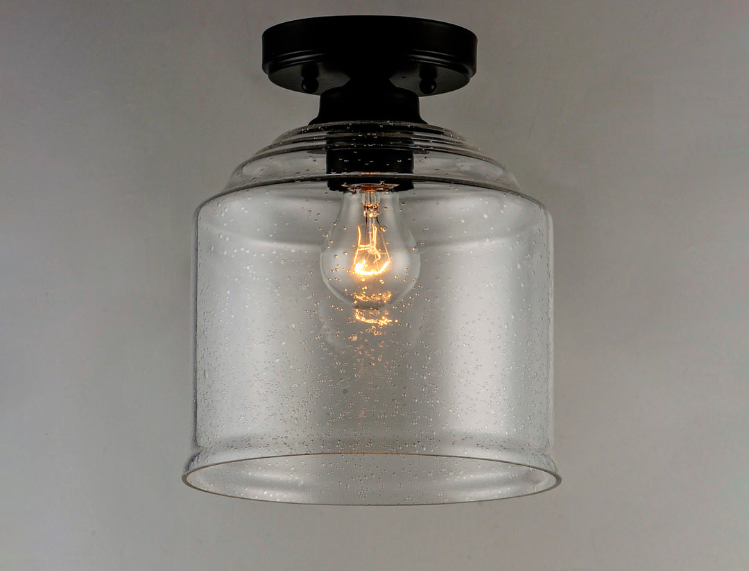 Acadia Semi-Flush Mount Black alternate view