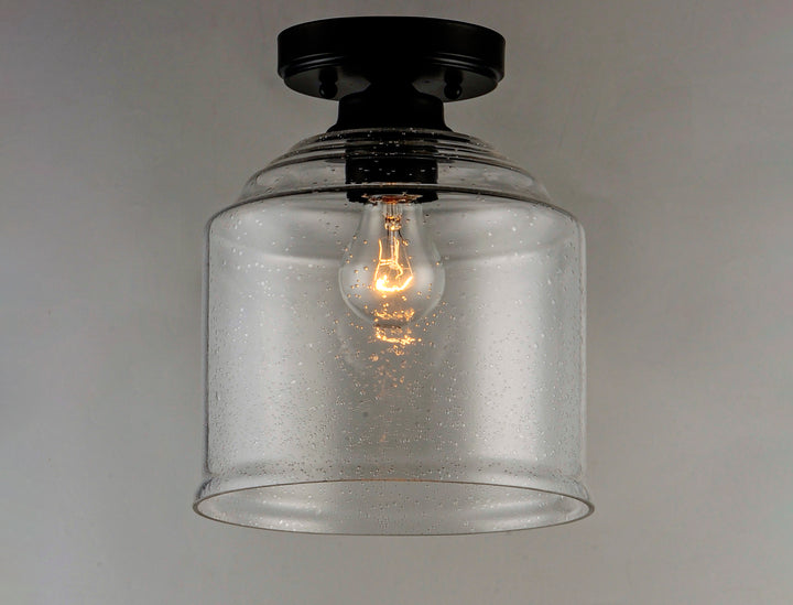Acadia Semi-Flush Mount Black alternate view