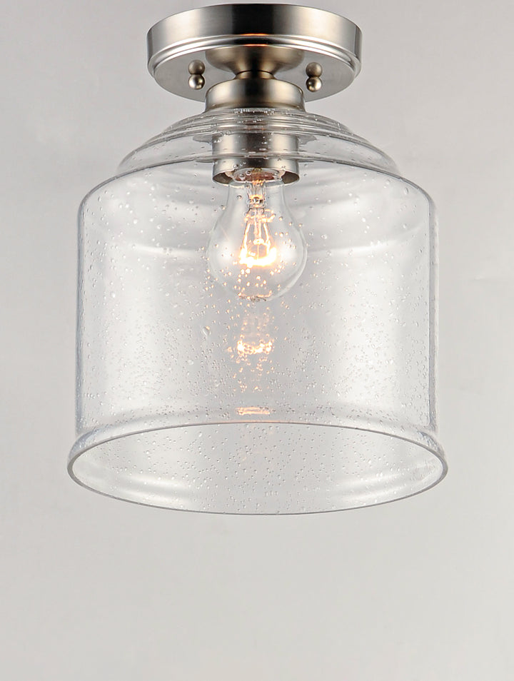 Acadia Semi-Flush Mount Satin Nickel alternate view