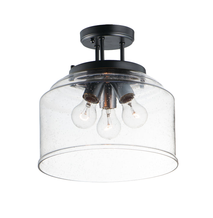 Acadia Semi-Flush Mount Black