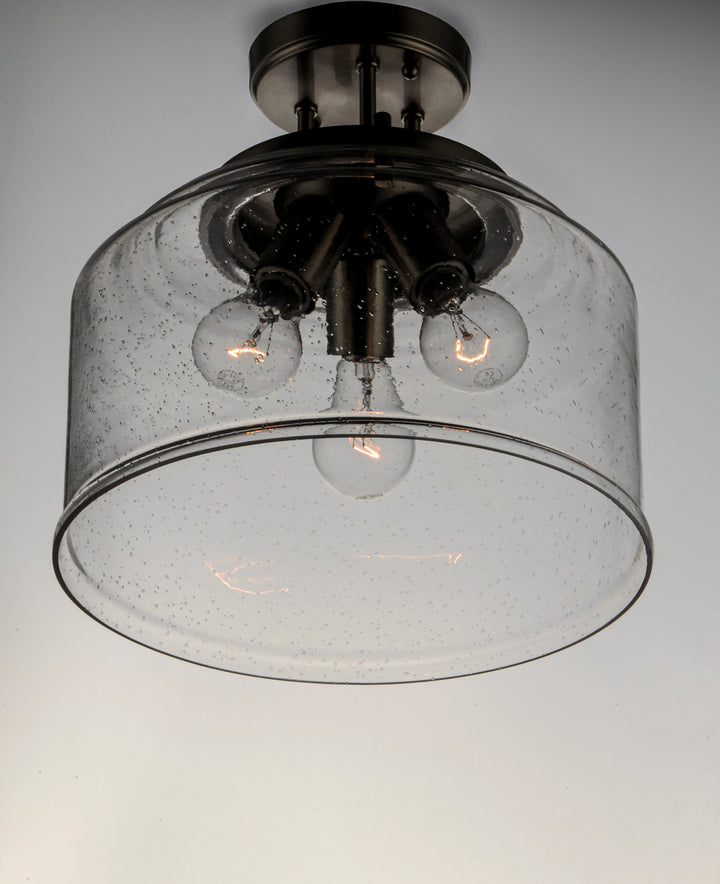 Acadia Semi-Flush Mount Black alternate view