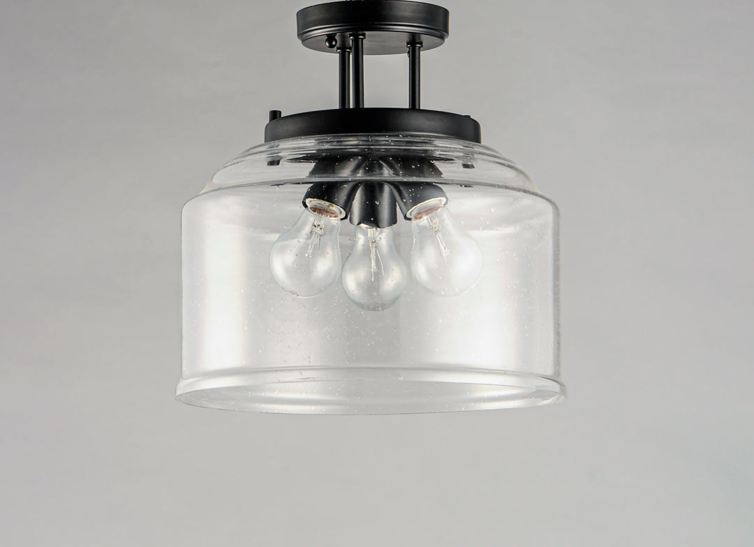 Acadia Semi-Flush Mount Black alternate view