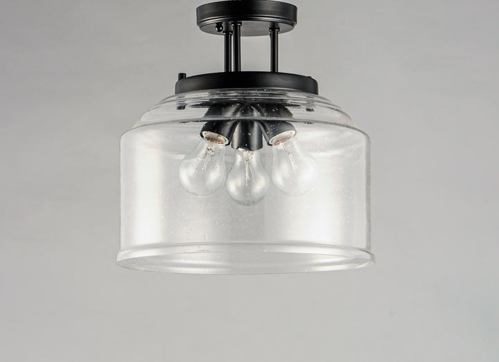 Acadia Semi-Flush Mount Black alternate view