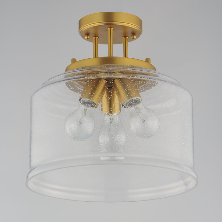 Acadia Semi-Flush Mount Natural Aged Brass alternate view