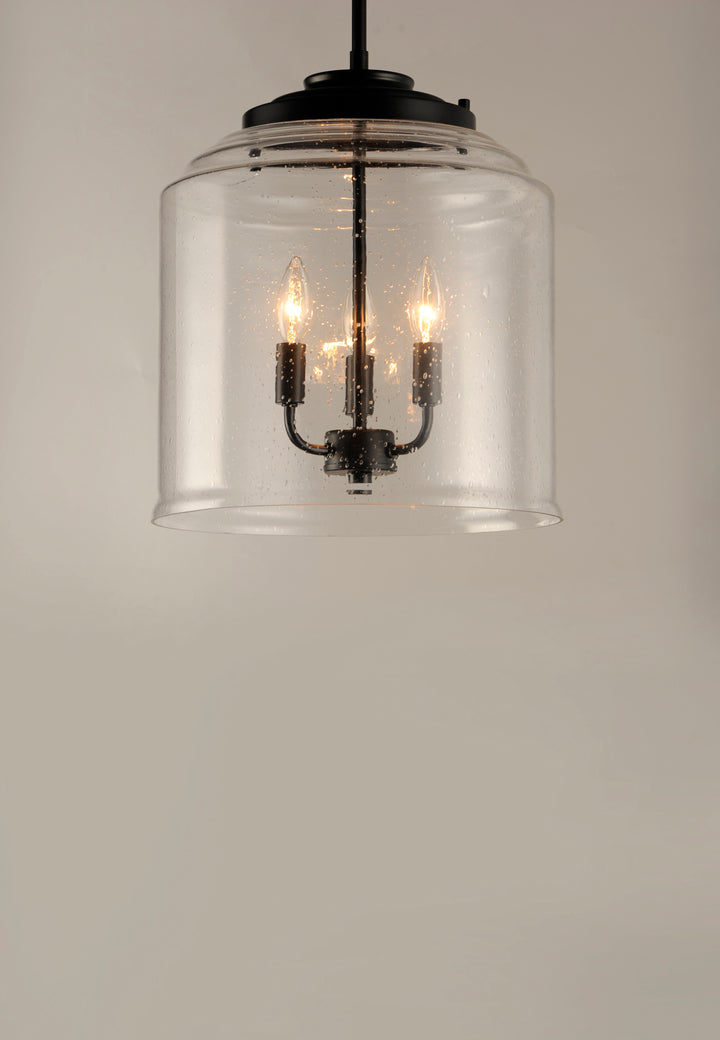 Acadia 3-Light Pendant Black alternate view