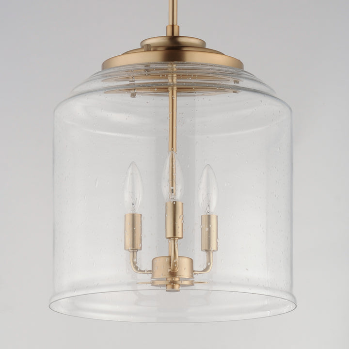 Acadia 3-Light Pendant Heritage Brass alternate view