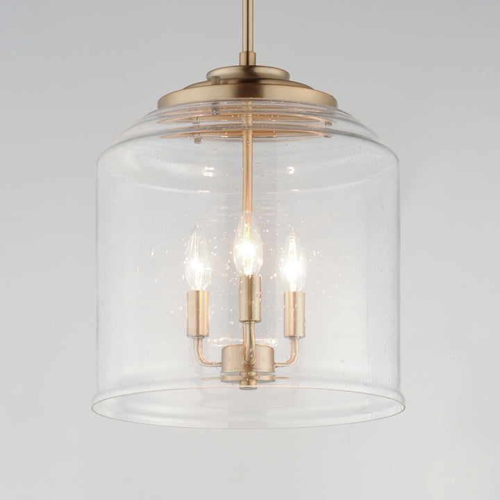 Acadia 3-Light Pendant Heritage Brass alternate view